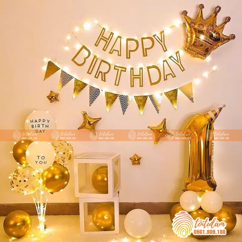 SET BÓNG TRANG TRÍ SINH NHẬT PHONG CÁCH HÀN QUỐC SD-D031