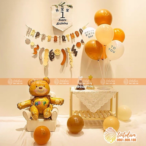 SET BÓNG TRANG TRÍ SINH NHẬT CHỦ ĐỀ HÀN QUỐC SD-D040