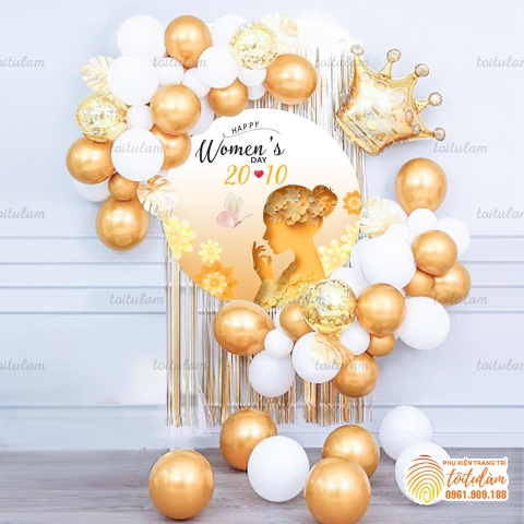 SET BÓNG TRANG TRÍ NGÀY PHỤ NỮ VIỆT NAM 20/10 VÀ 8/3 SD-DL018