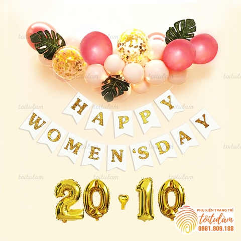 SET BÓNG TRANG TRÍ NGÀY PHỤ NỮ VIỆT NAM 20/10 và 8/3 SD-DL025