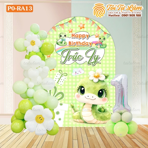 SET BÓNG SINH NHẬT CHO BÉ TUỔI RẮN PO-RA13