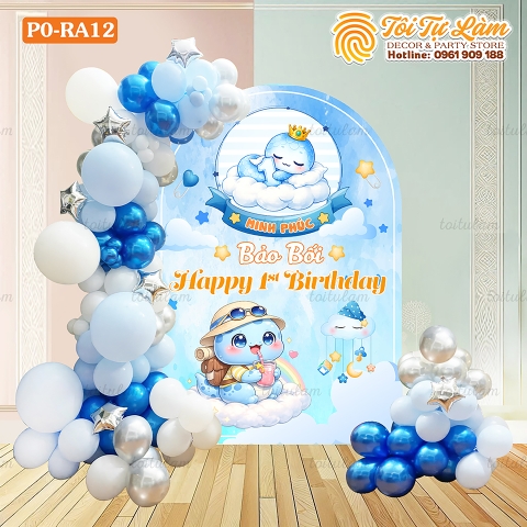 SET BÓNG SINH NHẬT CHO BÉ TUỔI RẮN PO-RA12