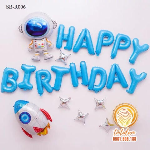SET BÓNG SINH NHẬT - CHỦ ĐỀ PHI HÀNH GIA SB-R006
