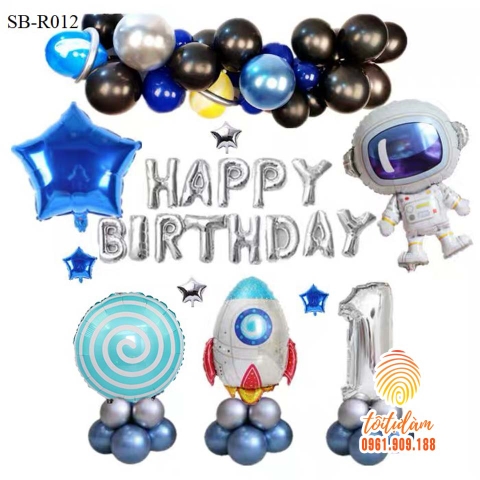SET BÓNG SINH NHẬT - CHỦ ĐỀ PHI HÀNH GIA SB-R012