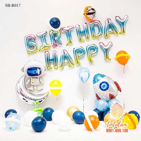 SET BÓNG SINH NHẬT - CHỦ ĐỀ PHI HÀNH GIA SB-R017