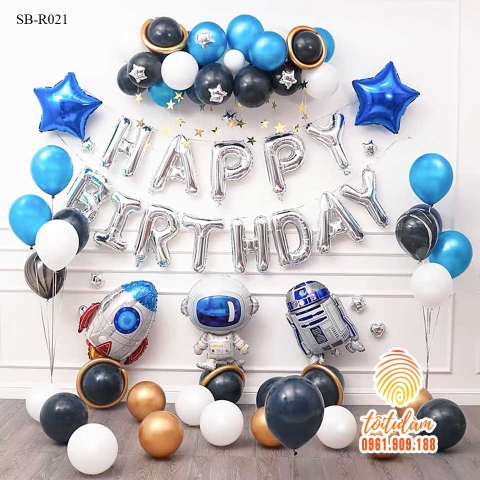 SET BÓNG SINH NHẬT - CHỦ ĐỀ PHI HÀNH GIA SB-R021