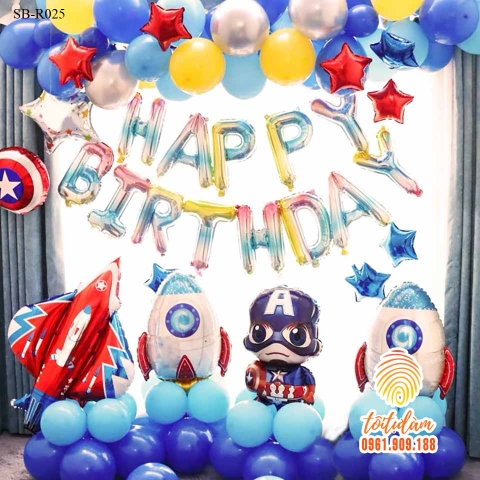 SET BÓNG SINH NHẬT - CHỦ ĐỀ PHI HÀNH GIA SB-R025