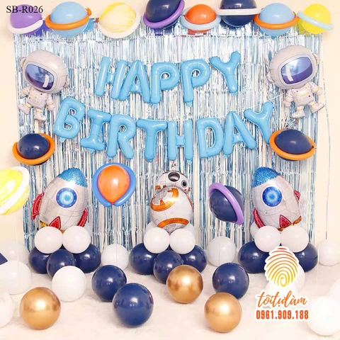 SET BÓNG SINH NHẬT - CHỦ ĐỀ PHI HÀNH GIA SB-R026