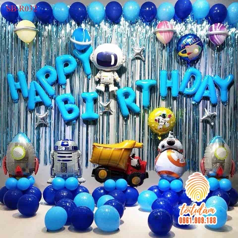 SET BÓNG SINH NHẬT - CHỦ ĐỀ PHI HÀNH GIA SB-R032