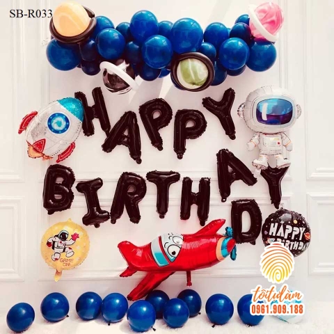SET BÓNG SINH NHẬT - CHỦ ĐỀ PHI HÀNH GIA SB-R033