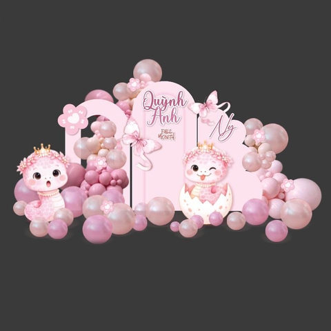 SET TRANG TRÍ SINH NHẬT CHỦ ĐỀ CON RẮN CUTE - TT RA42