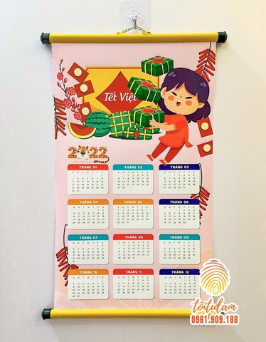 Lịch treo tường 2025 - SP02