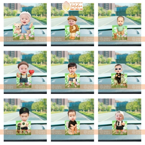 MẪU BÉ TRAI NGỘ NGHĨNH - STANDEE LẮC ĐẦU