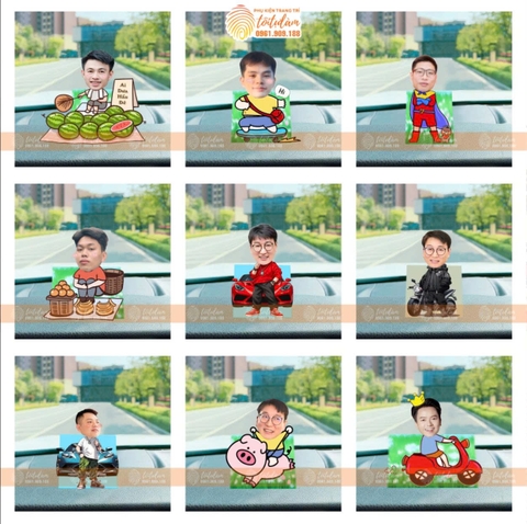 MẪU NAM NGỘ NGHĨNH - STANDEE LẮC ĐẦU