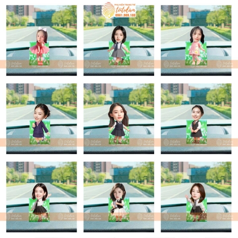 MẪU NỮ ĐÁNG YÊU - STANDEE LẮC ĐẦU