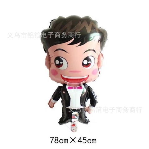 Bóng hình chú rể chibi