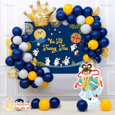 SET TRANG TRÍ TRUNG THU ĐƠN GIẢN PO-TU011 PHÔNG VUÔNG