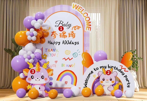TRANG TRÍ SINH NHẬT TRỌN GÓI CHO BÉ 1 TUỔI - TUỔI RỒNG  TG-L31