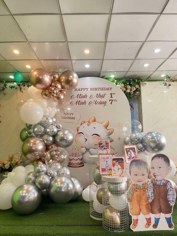 TRANG TRÍ SINH NHẬT TRỌN GÓI CHO BÉ 1 TUỔI - TUỔI RỒNG  TG-L36