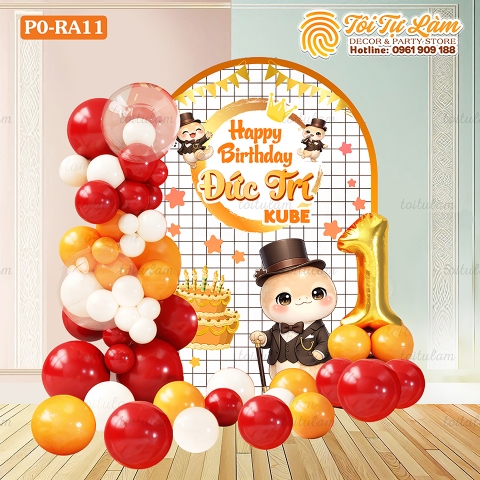 SET BÓNG SINH NHẬT CHO BÉ TUỔI RẮN PO-RA11