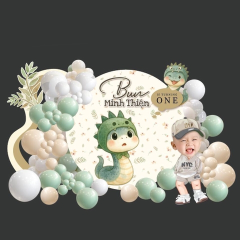 TRANG TRÍ SINH NHẬT BÉ RẮN TRỌN GÓI GIÁ RẺ - TT RA62