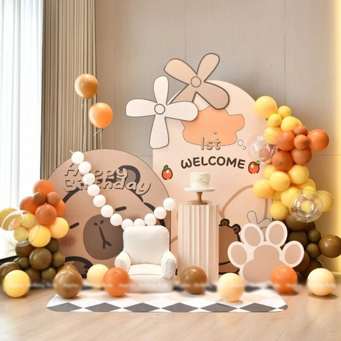 TRANG TRÍ SINH NHẬT TRỌN GÓI CHO BÉ YÊU - CHỦ ĐỀ CAPYBARA TT052