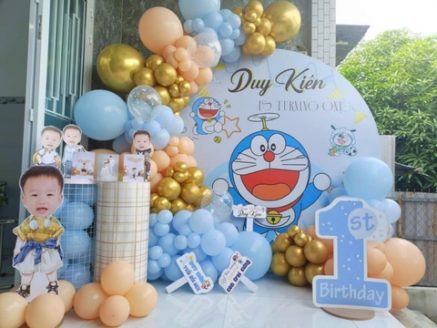 TRANG TRÍ SINH NHẬT TRỌN GÓI CHO BÉ YÊU - CHỦ ĐỀ DORAEMON - TT039
