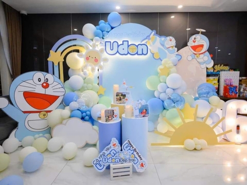TRANG TRÍ SINH NHẬT TRỌN GÓI CHO BÉ YÊU - CHỦ ĐỀ DORAEMON - TT042