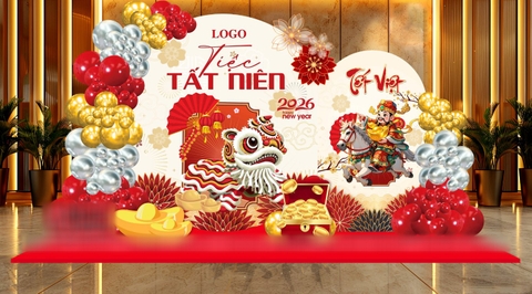 TRANG TRÍ TẤT NIÊN SÂN KHẤU CÔNG TY