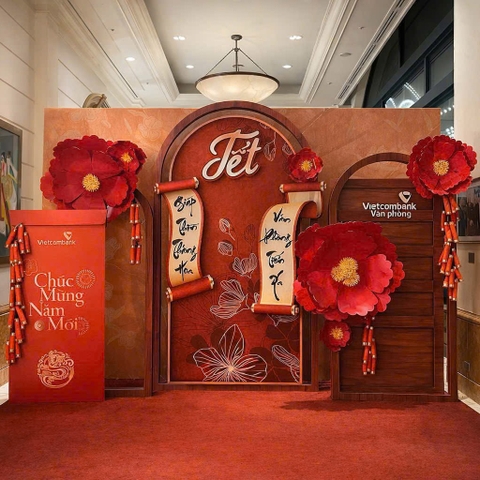 TRANG TRÍ TẾT ĐƠN GIẢN , SANG TRỌNG TẠI NHÀ HÀNG