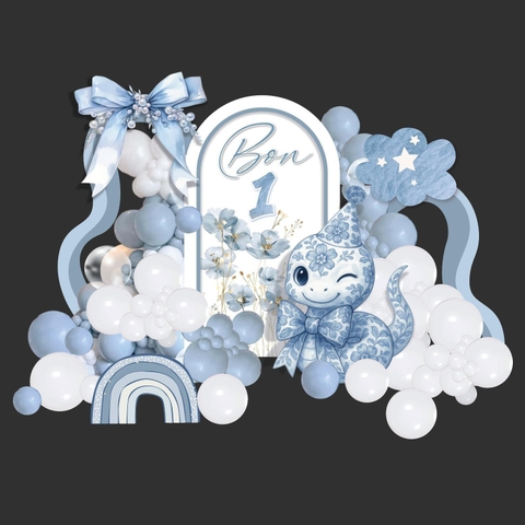 TRANG TRÍ TIỆC THÔI NÔI BÉ RẮN TẠI NHÀ HÀNG - TT RA44