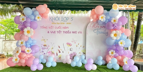 TRANG TRÍ TỔNG KẾT CUỐI NĂM TRỌN GÓI TN010