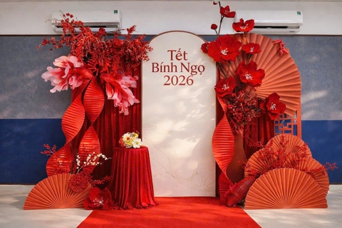 TRANG TRÍ TRỌN GÓI TẾT TẠI SẢNH VĂN PHÒNG