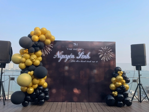 TRANG TRÍ YEAR END PARTY NGOÀI TRỜI