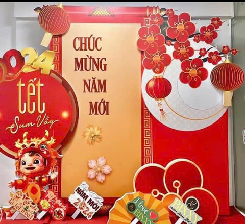 TRANG TRÍ TẾT TẠI VĂN PHÒNG