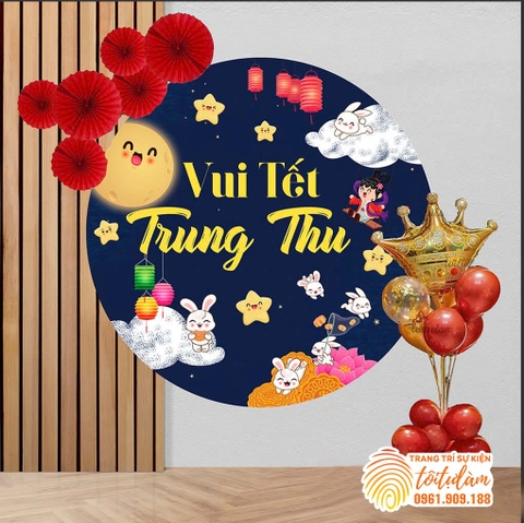 SET TRANG TRÍ TRUNG THU ĐƠN GIẢN PO-TU013 PHÔNG TRÒN