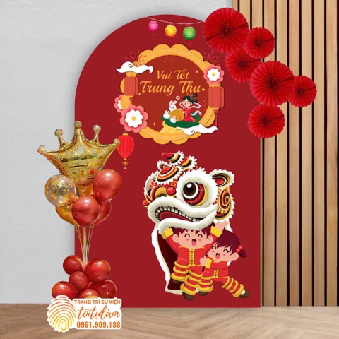 SET TRANG TRÍ TRUNG THU ĐƠN GIẢN PO-TU014 PHÔNG VÒM