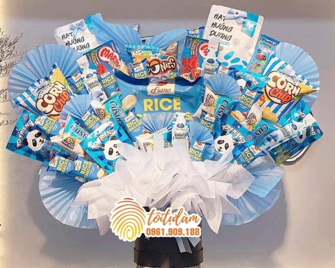 Giỏ quà tặng bánh kẹo - Mẫu 4