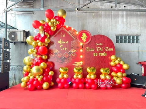 TRANG TRÍ TIỆC MỪNG THỌ - MT002