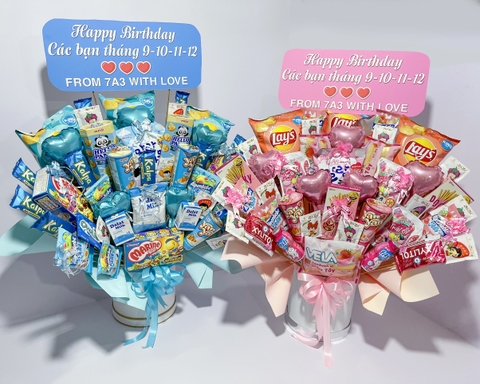 Giỏ quà tặng bánh kẹo - Mẫu 3