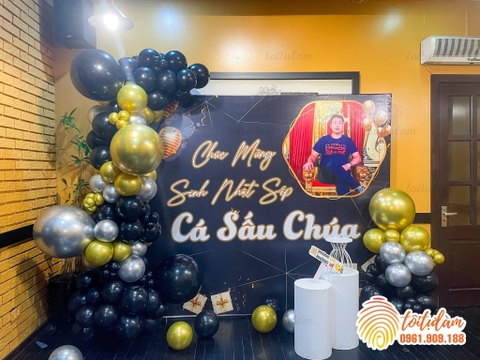 TRANG TRÍ SINH NHẬT TRỌN GÓI CHO NGƯỜI LỚN TT004