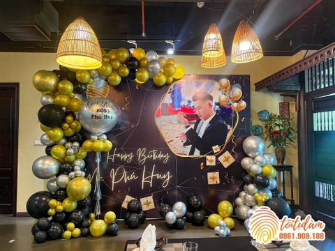 TRANG TRÍ SINH NHẬT TRỌN GÓI CHO NGƯỜI LỚN TT005