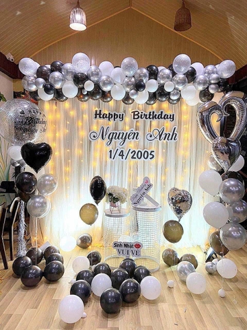 TRANG TRÍ SINH NHẬT TRỌN GÓI CHO NGƯỜI LỚN TT008