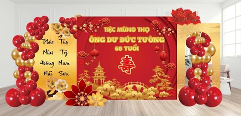 TRANG TRÍ TIỆC MỪNG THỌ - MT004