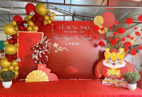 TRANG TRÍ TIỆC MỪNG THỌ - MT005