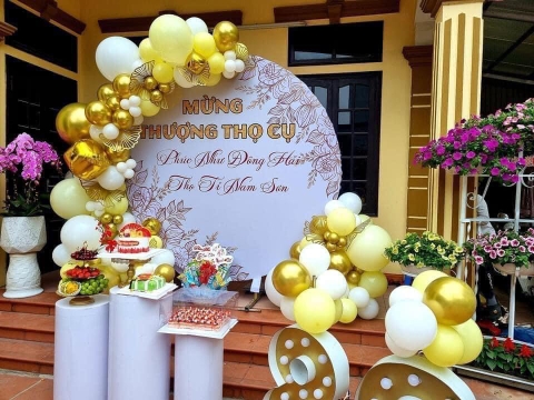 TRANG TRÍ TIỆC MỪNG THỌ - MT007