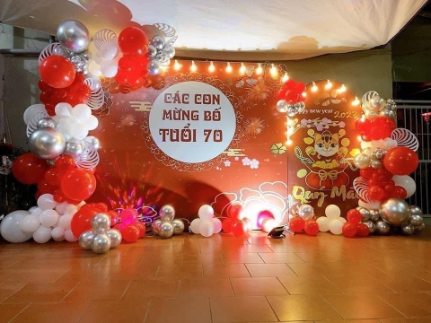 TRANG TRÍ TIỆC MỪNG THỌ - MT008