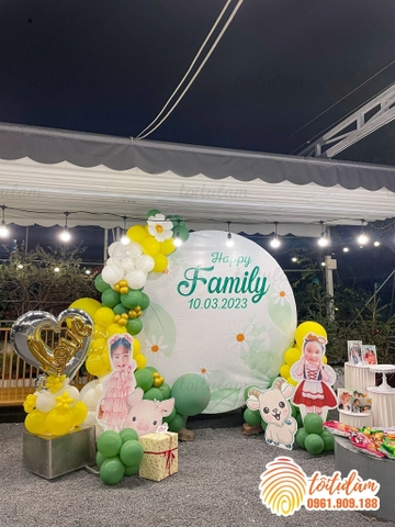 TRANG TRÍ SINH NHẬT TRỌN GÓI CHO BÉ YÊU TT027