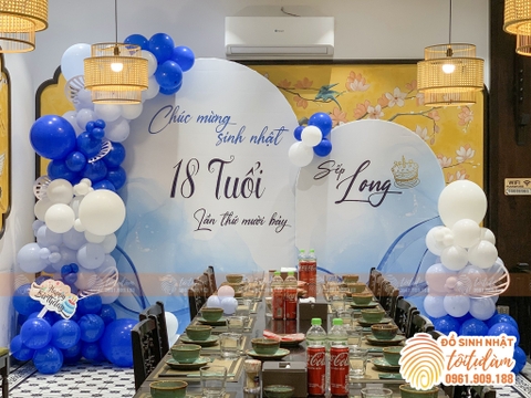 TRANG TRÍ SINH NHẬT TRỌN GÓI CHO NGƯỜI LỚN TT017