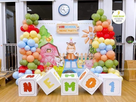 TRANG TRÍ TRỌN GÓI KHAI GIẢNG - BACK TO SCHOOL TT-HA007